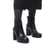 Stivaletti con elastici neri da donna con tacco 9 cm Swish Jeans, Donna, SKU w033000687, Immagine 0